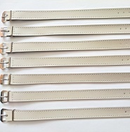 barexový řemen 14mm bez podložky, barva slonová kost