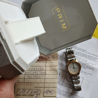 Krabička záruční hodinky