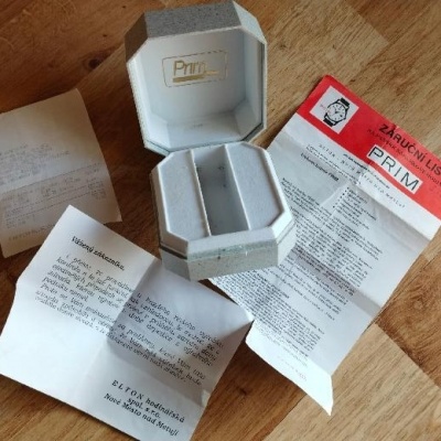 Krabička na  Prim Sport s doklady 