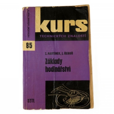 Kniha "ZÁKLADY HODINÁŘSTVÍ"