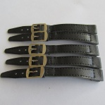 ČERNÝ řemínek na hodinky Prim - Barexový dobový - 12mm 