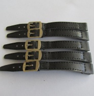 ČERNÝ řemínek na hodinky Prim - Barexový dobový - 12mm 