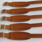 Hnědý podložkový řemínek na hodinky Prim - Barexový dobový - 12mm 