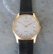 Hodinky Prim Quartz ve zlaceném pouzdře - typ 210 079 3