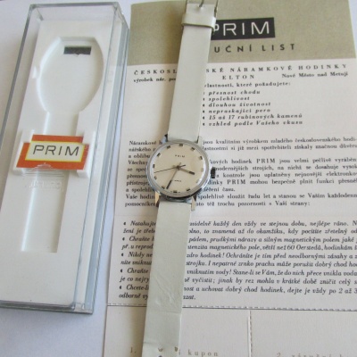 Hodinky Prim - typ 66 240 1 z roku 1973 - Top stav s krabičkou
