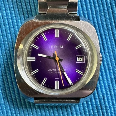 HODINKY PRIM AUTOMATIC FIALKY 