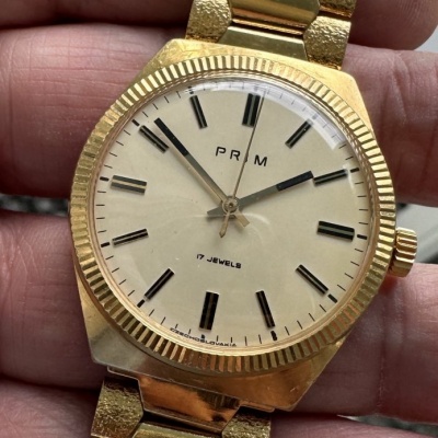 Prim "Rolex" pozlátené