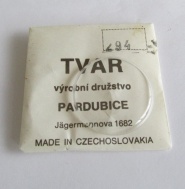 294 - SKLO TVAR PARDUBICE NA HODINKY PRIM - VELIKOST 294