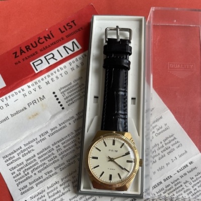 Prim 17jewels + zar.list,krabička STAV