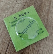 Sklíčko Speciál Uhrglas Wasserdiht 338