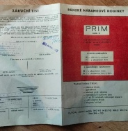 Záručák na Hodinky Automat