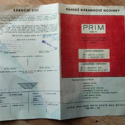 Záručák na Hodinky Automat