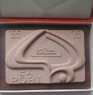Výroční plaketa 20.let exportu
