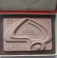 Výroční plaketa 20.let exportu