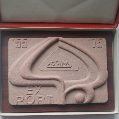 Výroční plaketa 20.let exportu