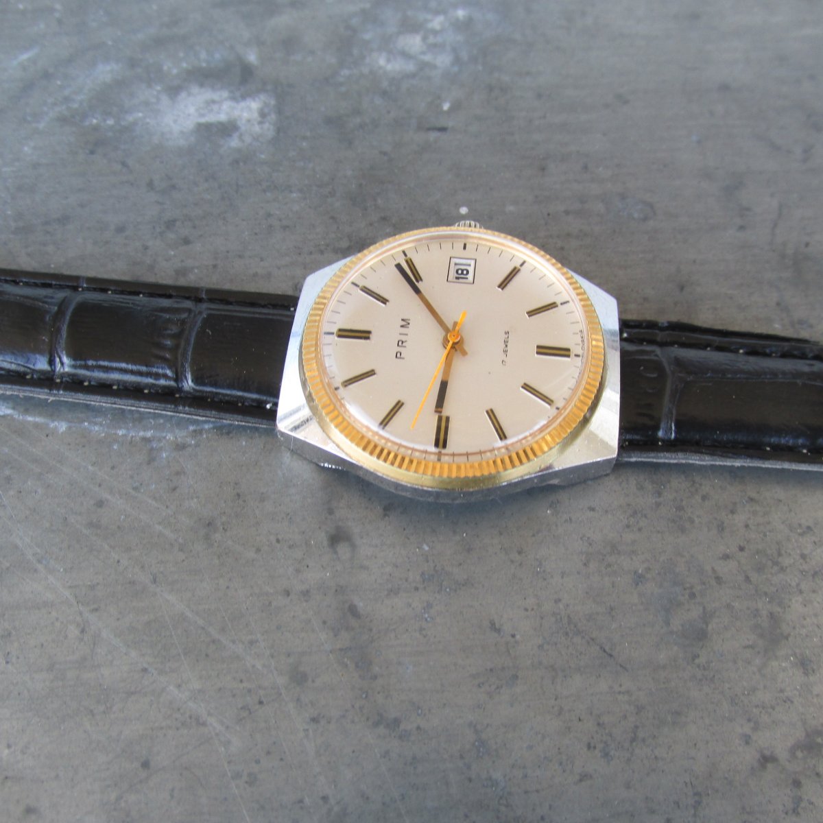 Hodinky PRIM ala "Rolex" datum, v pěkném stavu