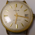  PRIM - AUTOMATIC - BAUHAUS - Zlacené pouzdro - FUNKČNÍ