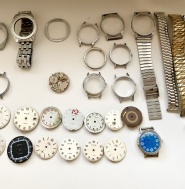 Konvolut dílů na hodinky Prim