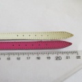 Barexové dobové řemínky 10 mm - 2 kusy - růžový a bílý