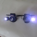 Hodinářské brýle - 20x zvětšující - s osvětlením