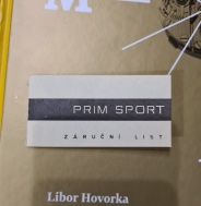 Prim sport originál záruční list a faktura