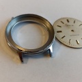 Prim automatic Bauhaus vývozní bez nápisu 21 jewels - pouzdro, dynko, ciferník, sklo, ručičky