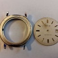 Prim automatic Bauhaus vývozní bez nápisu 21 jewels - pouzdro, dynko, ciferník, sklo, ručičky