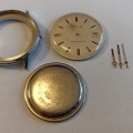 Prim automatic Bauhaus vývozní bez nápisu 21 jewels - pouzdro, dynko, ciferník, sklo, ručičky