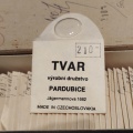 Sklíčko TVAR PARDUBICE rozmer 210 .