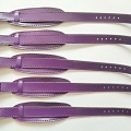 barexový řemen 12mm s podložkou, fialový Barex, delší spona !!!