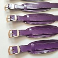 barexový řemen 12mm s podložkou, fialový Barex, delší spona !!!
