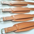 barexový řemen 14mm s podložkou, hnědý Barex, užší spona !!!