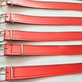 barexový řemen 14mm bez podložky, červeno-oranžový Barex, užší spona