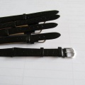 5 x černý kožený řemínek na hodinky - šíře 12mm - nenošené - nové