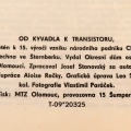 "OD KYVADLA K TRANSISTORU"