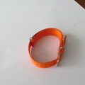 ŘEMÍNEK NATO V BARVĚ ORANŽ O ŠÍŘI 18mm S NEREZOVÝM KOVÁNÍM