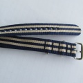 ŘEMÍNEK NATO - BAREVNÝ O ŠÍŘI 18mm S NEREZOVÝM KOVÁNÍM
