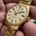 Prim "Rolex" pozlátené spolu s pozláteným náramkom Kovotex Trenčín
