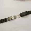 Ocelový tah - řemínek na hodinky černý - 18mm - stainless steel - nový