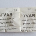 SKLO TVAR PARDUBICE - 284, NEPOUŽITÉ ORIGINÁLNÍ