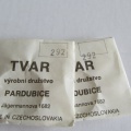 SKLO TVAR PARDUBICE - 292, NEPOUŽITÉ ORIGINÁLNÍ
