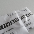 SKLO TVAR PARDUBICE - 300, NEPOUŽITÉ ORIGINÁLNÍ