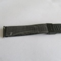 Ocelový jemný černý zajímavý tah - řemínek na hodinky  - 18mm - stainless steel 