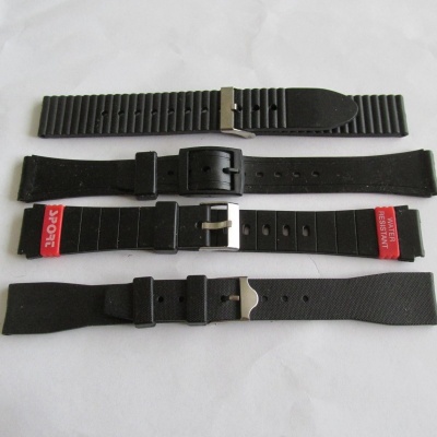 Řemínky - lehké - elegantní - sportovní - plast - 4 kusy - 18mm