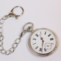 řetízek ke kapesním hodinkám, nerezový, 15cm