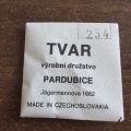 SKLO TVAR PARDUBICE - 254, NEPOUŽITÉ ORIGINÁLNÍ 
