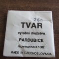 SKLO TVAR PARDUBICE - 260 -  NEPOUŽITÉ ORIGINÁLNÍ