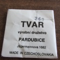 SKLO TVAR PARDUBICE - 260 -  NEPOUŽITÉ ORIGINÁLNÍ