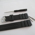 SILIKONOVÝ ČERNÝ ŘEMÍNEK 18mm + STĚŽEJKY + VYSTĚŽEJKOVAČ
