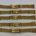 5x pánský kovový tah, žlutý 18MM